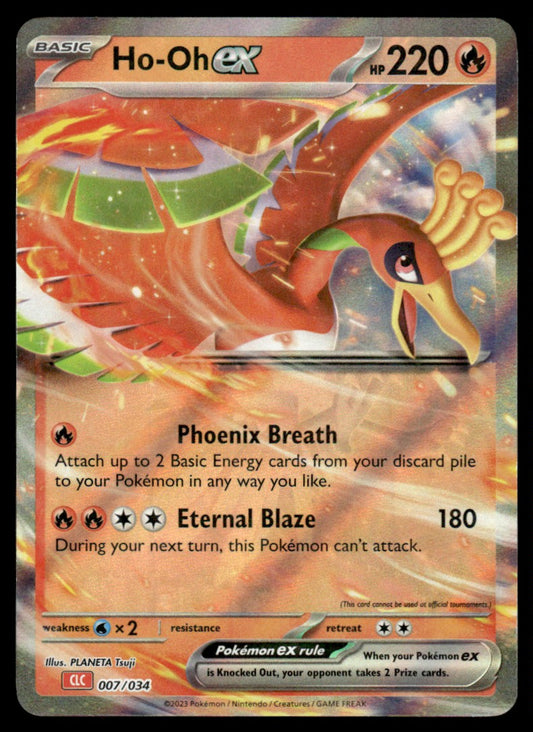 Ho-Oh ex 007/034 - Trading Card Game Classic