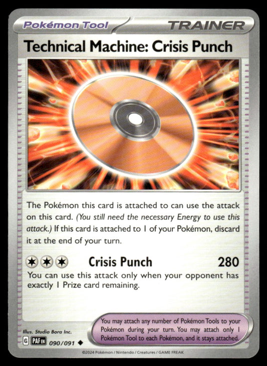 Technical Machine: Crisis Punch 090/091 Uncomon - Paldean Fates - Scarlet & Violet