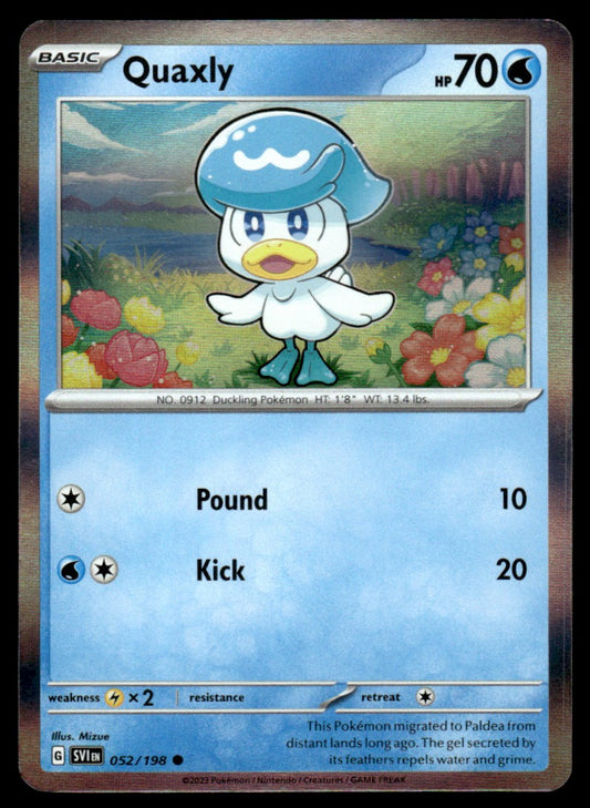 Quaxly 052/198 Holo - Scarlet & Violet Base Set - Scarlet & Violet