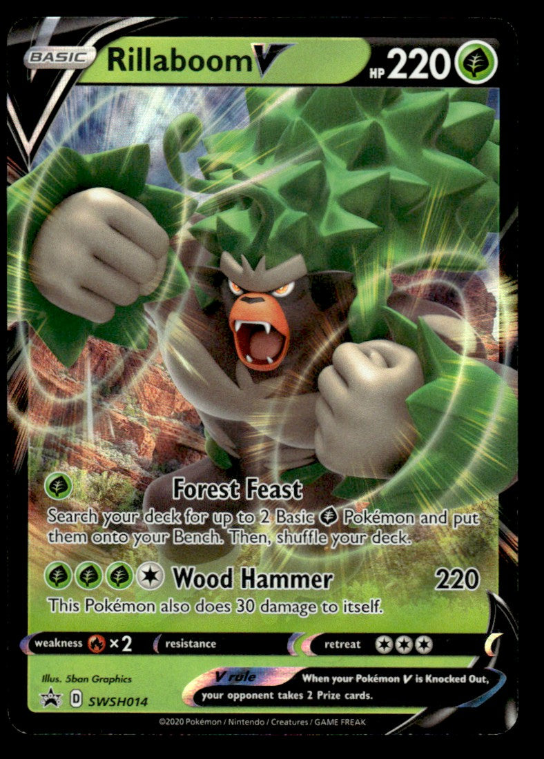 Rillaboom V SWSH014/PRSS - Sword & Shield Promos - Sword & Shield