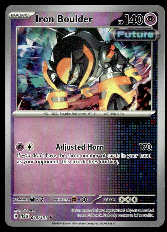 Iron Boulder (Poke Ball Pattern) 046/131 - Prismatic Evolutions - Scarlet & Violet