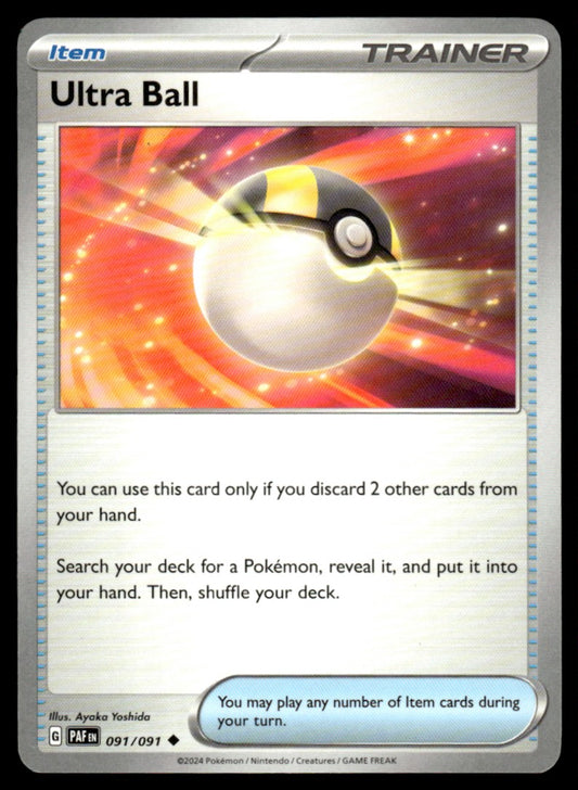 Ultra Ball 091/091 Uncomon - Paldean Fates - Scarlet & Violet