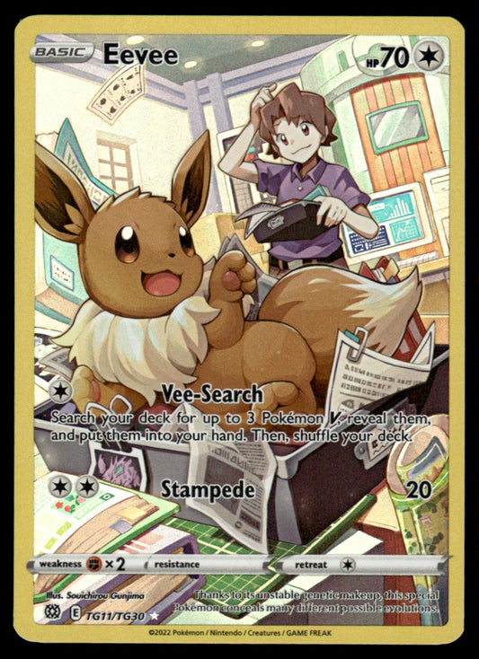 Eevee TG11/TG30 Comun - Brilliant Stars - Trainer Gallery - Sword & Shield