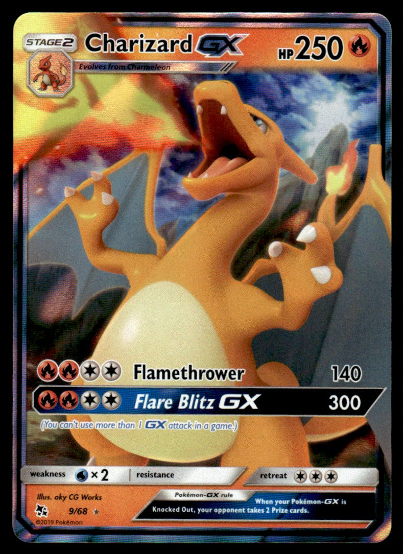 NM Charizard-GX 9 - Hidden Fates