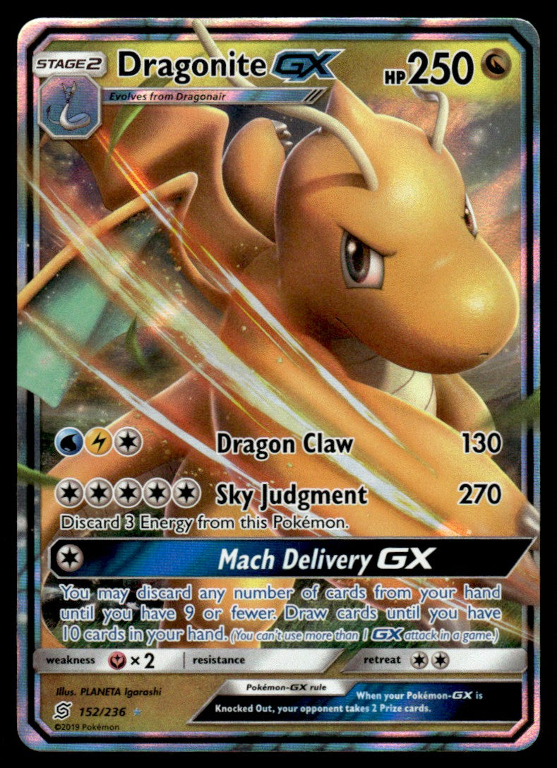 Dragonite-GX - NM - 152 - Unified Minds