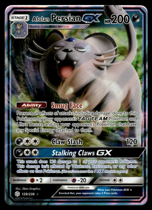 LP Alolan Persian-GX 129 - Cosmic Eclipse