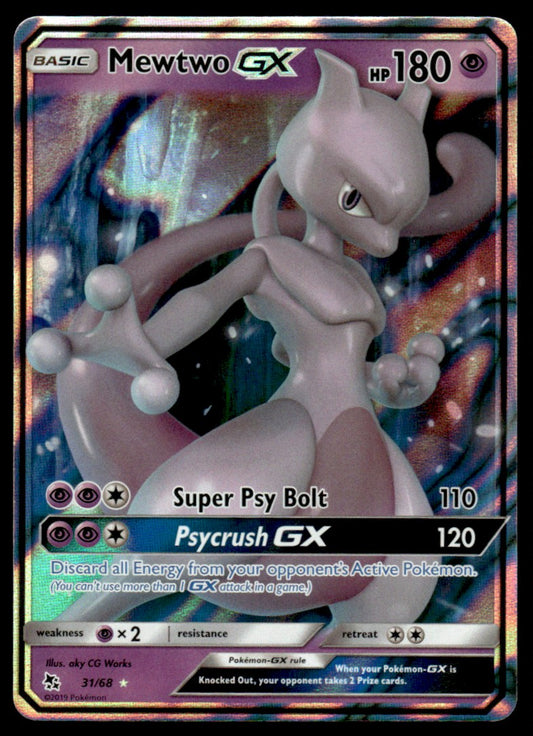NM Mewtwo-GX 31 - Hidden Fates