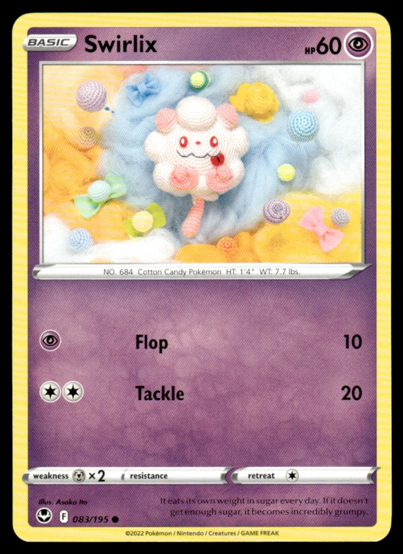 Swirlix 083/195 Comun - Silver Tempest - Sword & Shield