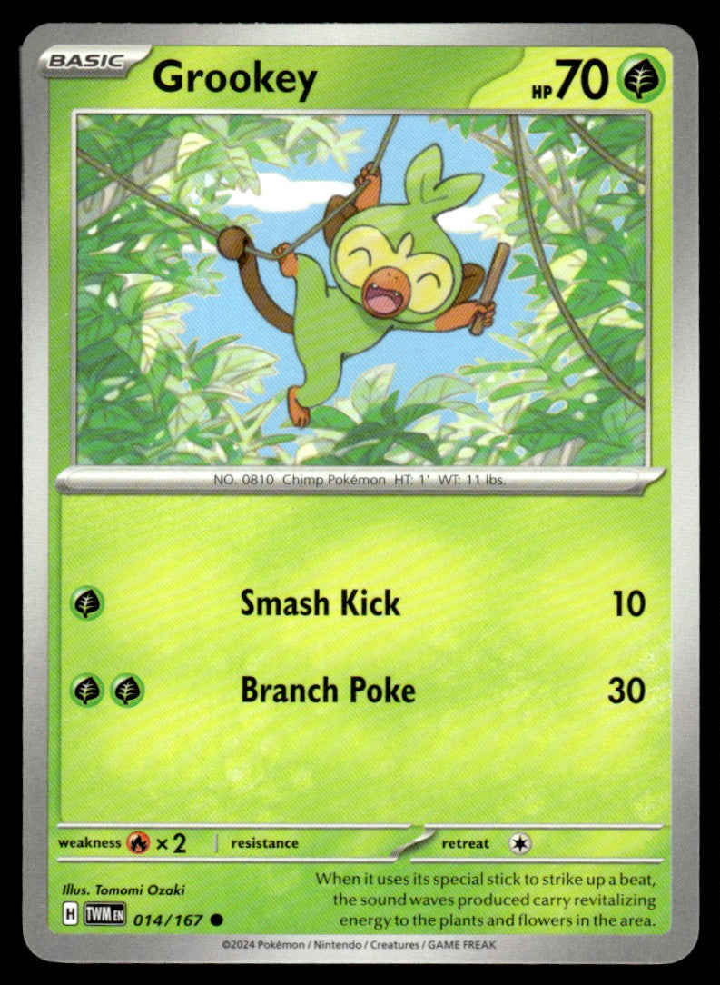 Grookey 014/167 Comun - Twilight Masquerade - Scarlet & Violet