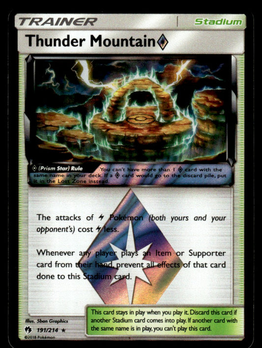 Thunder Mountain Prism Star 191 - Lost Thunder