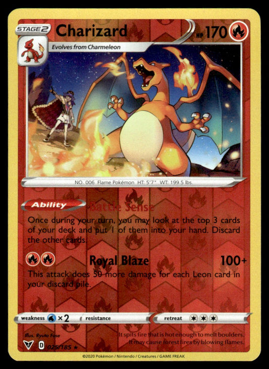 Charizard 025/185 Reverse - Vivid Voltage - Sword & Shield