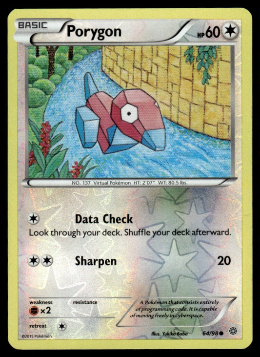 NM - Porygon 64 - Reverse - Ancient Origins