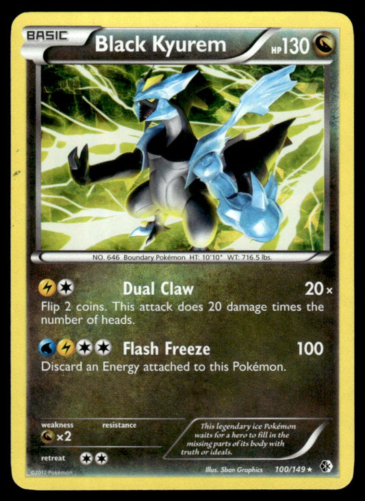 LP - Black Kyurem (Craked Ice Holo) 100 - Holo - Boundaries Crossed