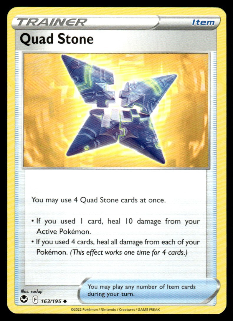 Quad Stone 163/195 Uncomon - Silver Tempest - Sword & Shield