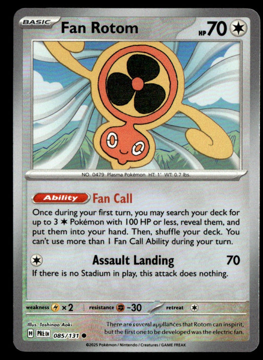 Fan Rotom (Poke Ball Pattern) 085/131 - Prismatic Evolutions - Scarlet & Violet
