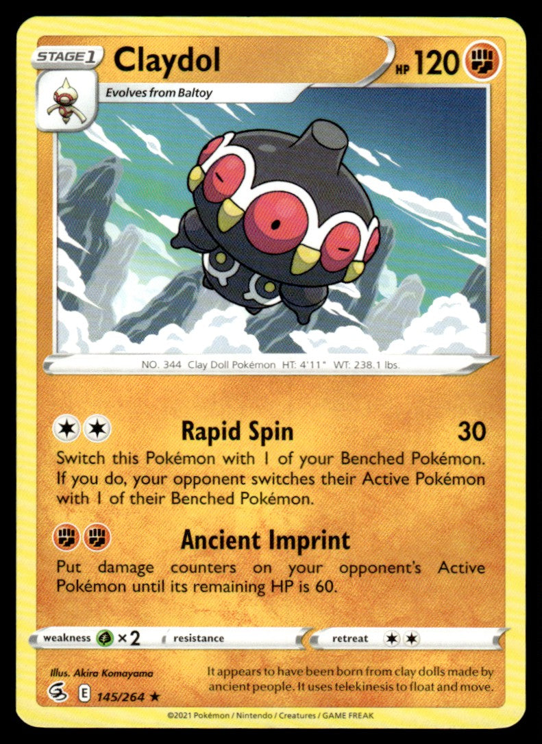 Claydol 145/264 Uncomon - Fusion Strike - Sword & Shield
