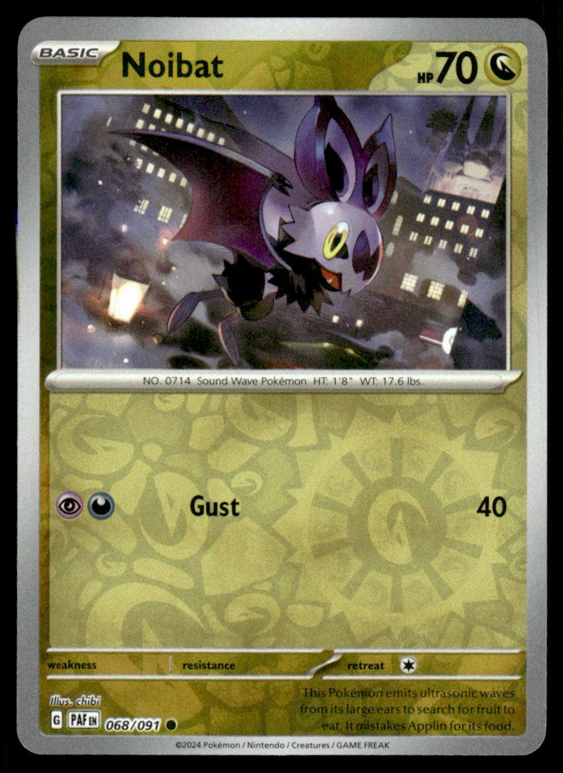 Noibat 068/091 Reverse - Paldean Fates - Scarlet & Violet