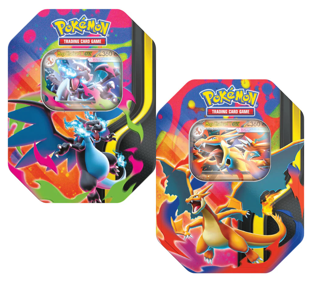 Mega Charizard Tin - Ingles (PAR)