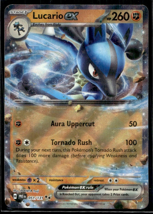 Lucario ex 051/131 - Prismatic Evolutions - Scarlet & Violet