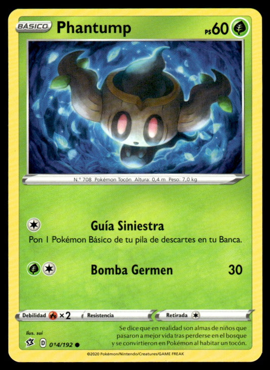 Phantump 014/192 Comun - Rebel Clash - Sword & Shield