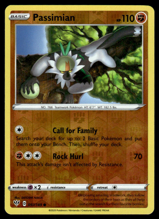 Passimian 097/189 Reverse - Darkness Ablaze - Sword & Shield