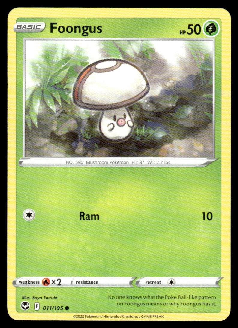 Foongus 011/195 Comun - Silver Tempest - Sword & Shield