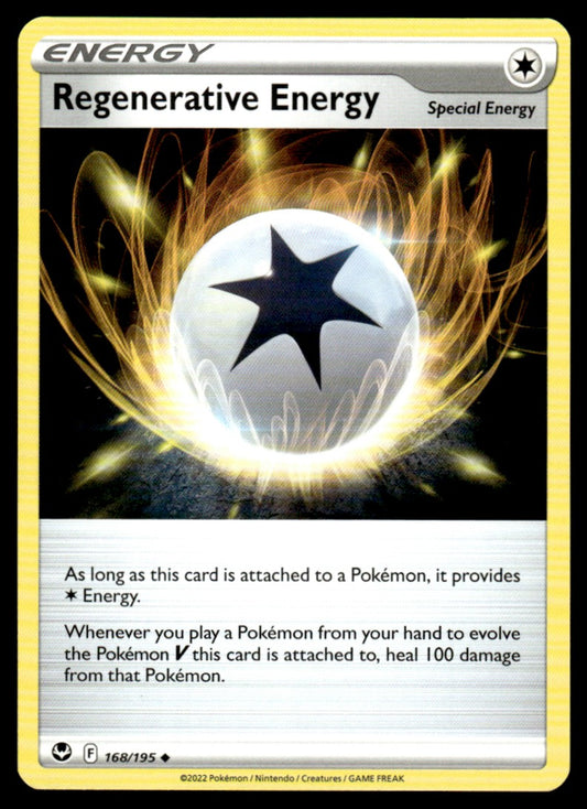 Regenerative Energy 168/195 Uncomon - Silver Tempest - Sword & Shield