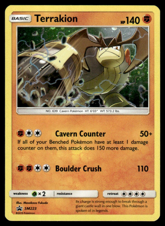 LP - Terrakion SM223 - Holo - Sun & Moon Promos