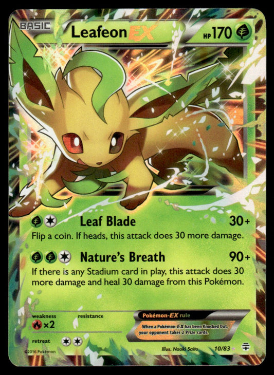 NM Leafeon EX 10 - Generations