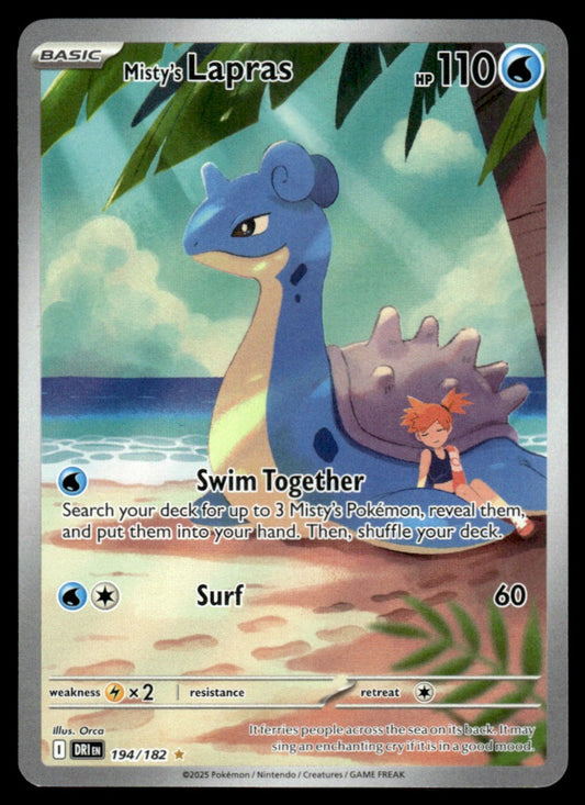 Misty's Lapras 194/182 - Destined Rivals - Scarlet & Violet