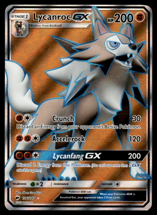 LP Lycanroc-GX 136 - Burning Shadows