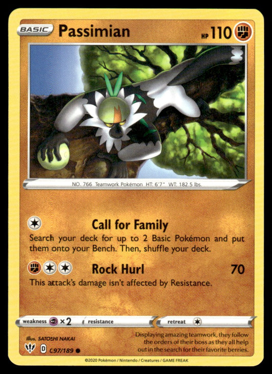 Passimian 097/189 Comun - Darkness Ablaze - Sword & Shield
