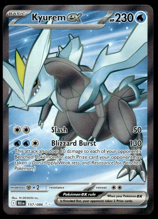 Kyurem ex 157/086 - Black Bolt - Scarlet & Violet