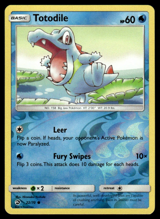 LP - Totodile 22 - Reverse - Dragon Majesty