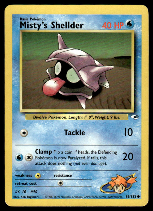LP Misty’s Shellder 89 No Holo - Gym Heroes