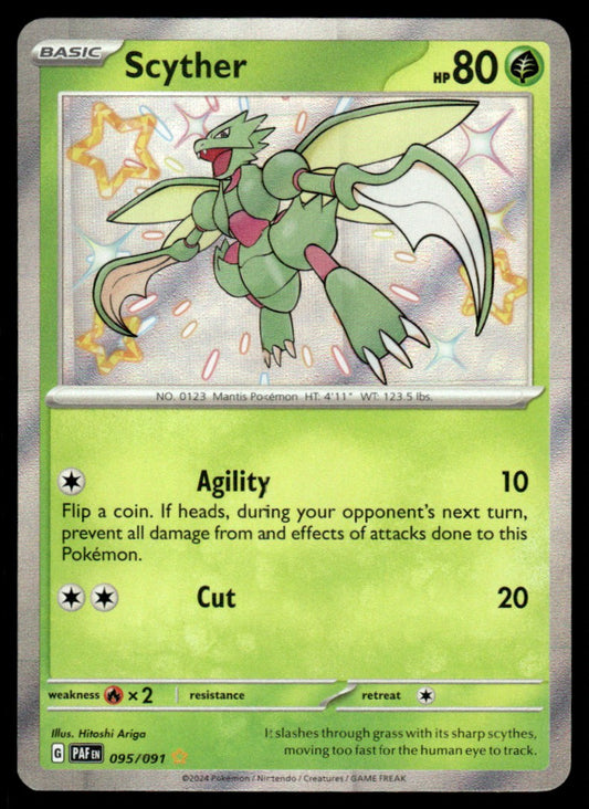 Scyther 095/091 - Paldean Fates - Scarlet & Violet