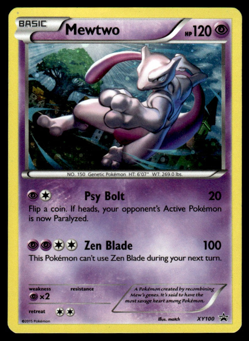 MP - Mewtwo (Cosmo Holo) XY100 - Holo - XY Promos