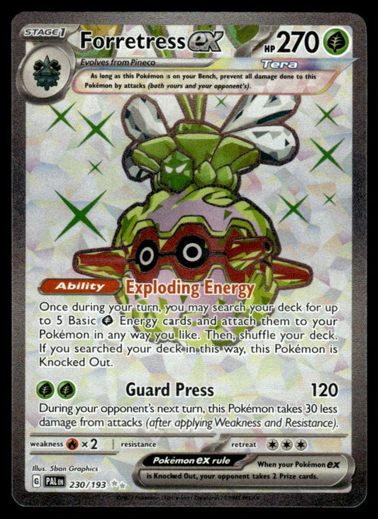 Forretress ex 230/193 - Paldea Evolved - Scarlet & Violet