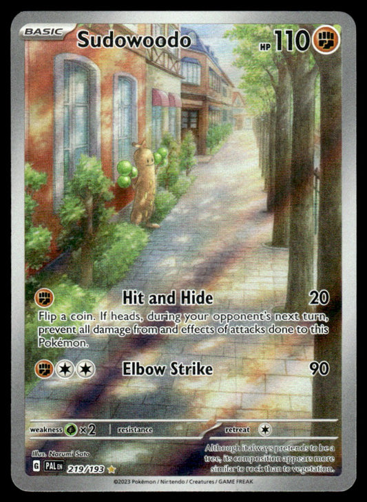 Sudowoodo 219/193 - Paldea Evolved - Scarlet & Violet