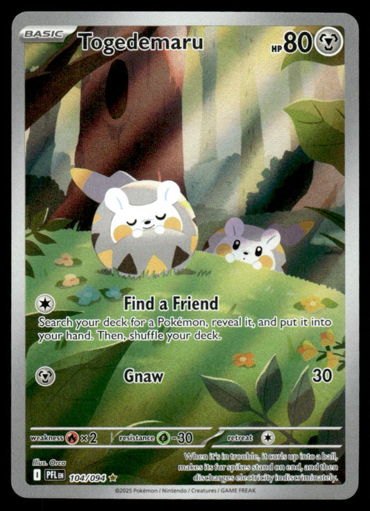 Togedemaru 104 - Phantasmal Flames - Mega Evolution