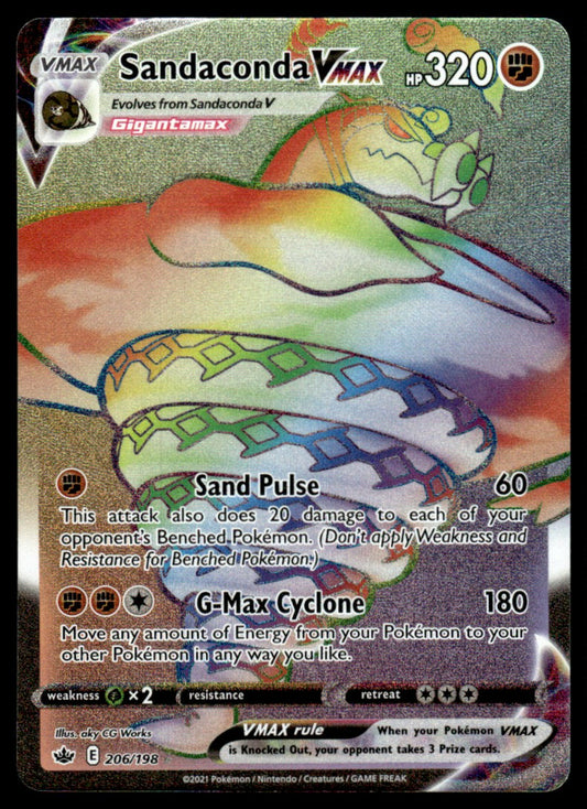 Sandaconda VMAX 206/198 - Chilling Reign - Sword & Shield