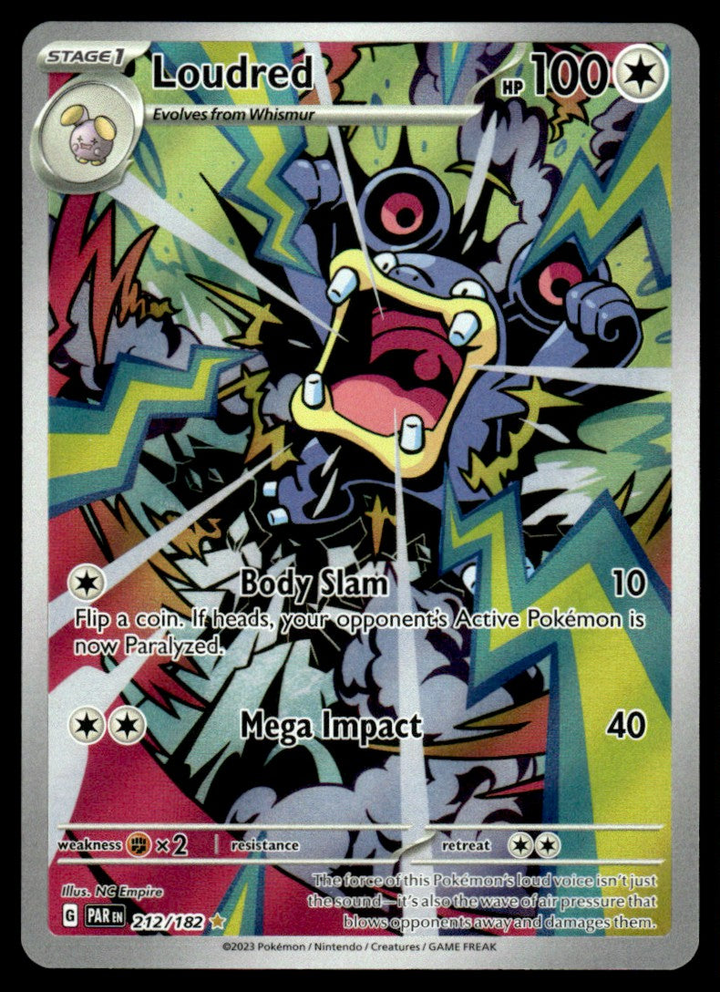 Loudred 212/182 - Paradox Rift - Scarlet & Violet