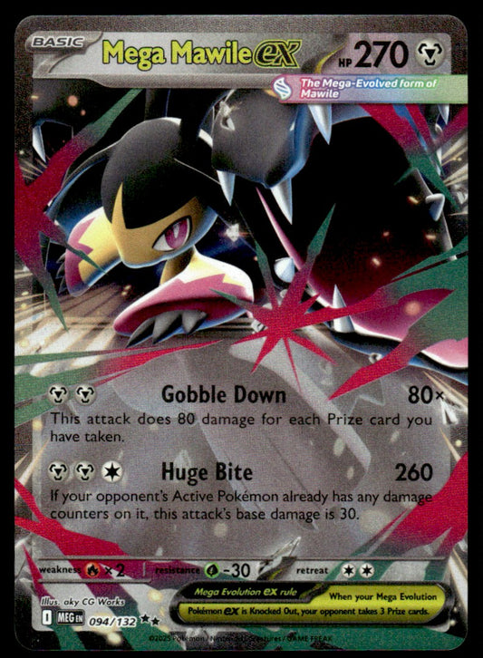 Mega Mawile ex 094/132 - Mega Evolution Base Set - Mega Evolution