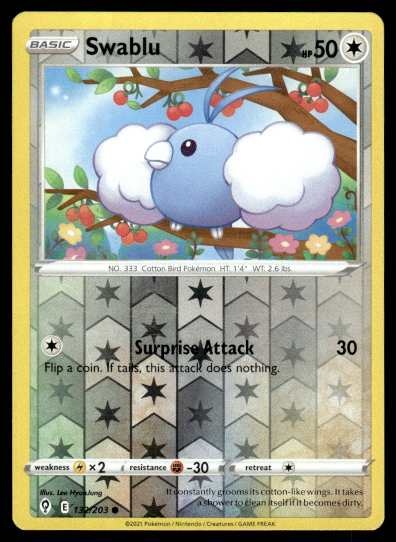Swablu 132/203 Reverse - Evolving Skies - Sword & Shield