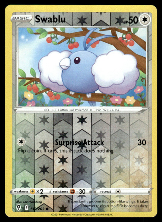 Swablu 132/203 Reverse - Evolving Skies - Sword & Shield