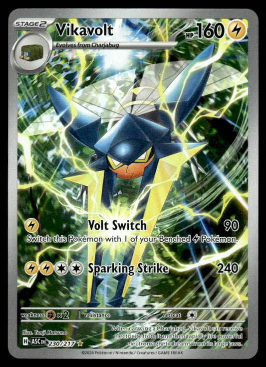Vikavolt 230/217 - Ascended Heroes - Mega Evolution
