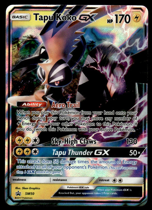Tapu Koko-GX - NM - SM50 - Sun & Moon Promos