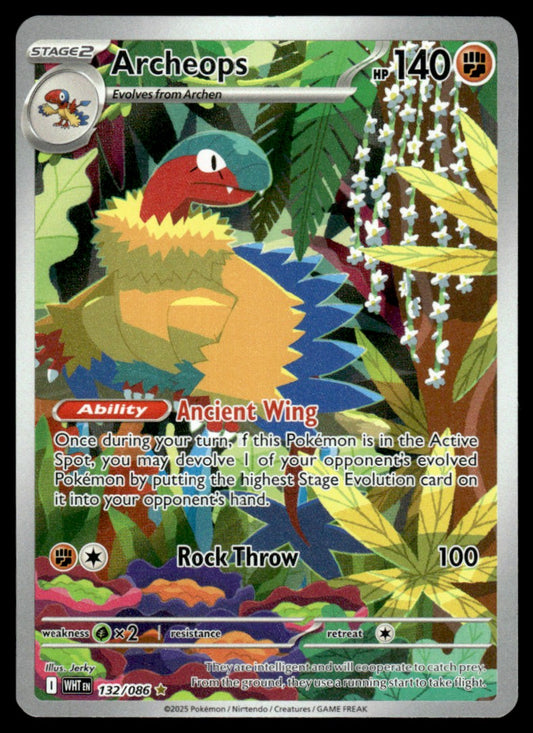 Archeops 132/086 - White Flare - Scarlet & Violet