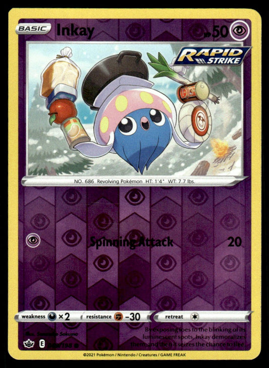 Inkay 069/198 Reverse - Chilling Reign - Sword & Shield