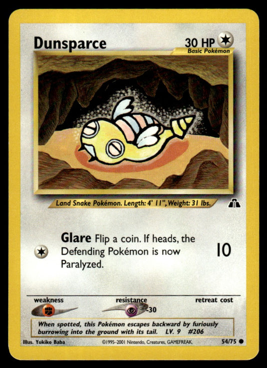 LP Dunsparce 54 No Holo - Neo Discovery